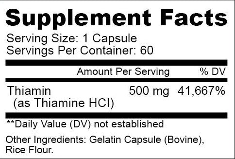 Catalyst Supplement Facts